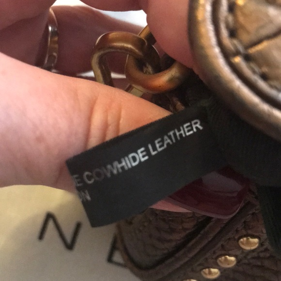 Vintage! Rare Maxx New York Bronze Bag Leather - Picture 5 of 5